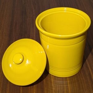 Fiesta Bright Yellow Canister with Lid